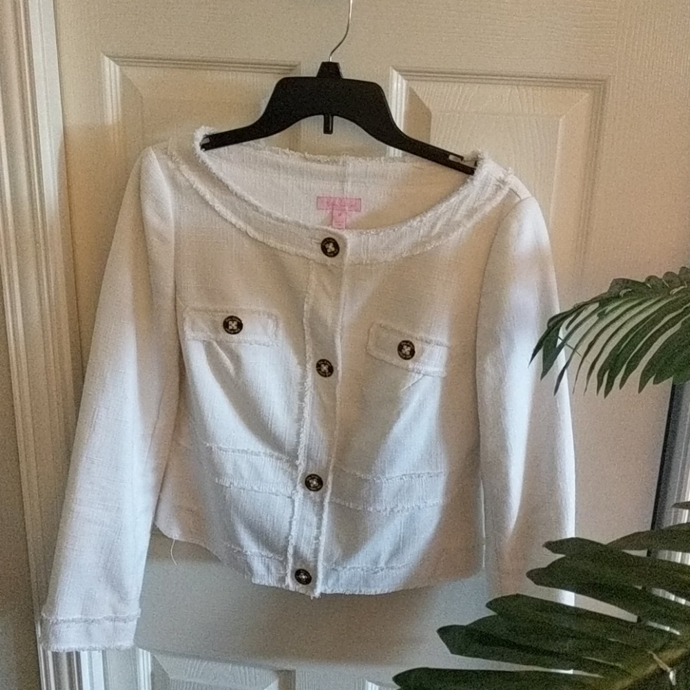 Lily Pulitzer Millie Resort jacket in white
